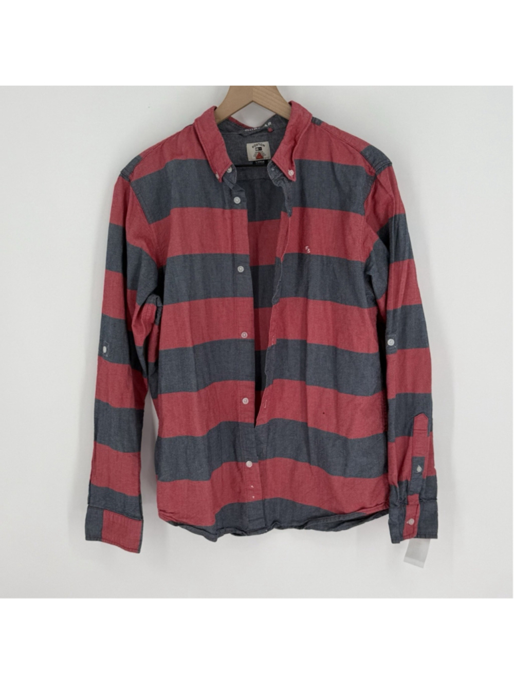 Fourstar The Koston Red Gray Long Sleeve Shirt Men’s Size Large